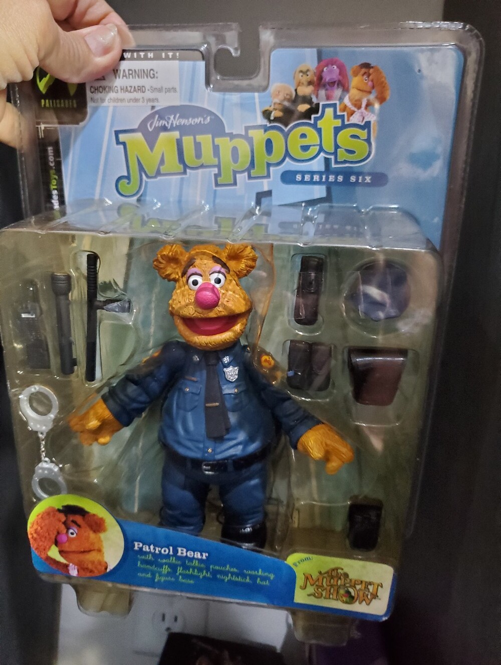 PALISADES MUPPETS Fozzie Patrol Bear FIGURE SEALED Seroes Six 6 L👀K
